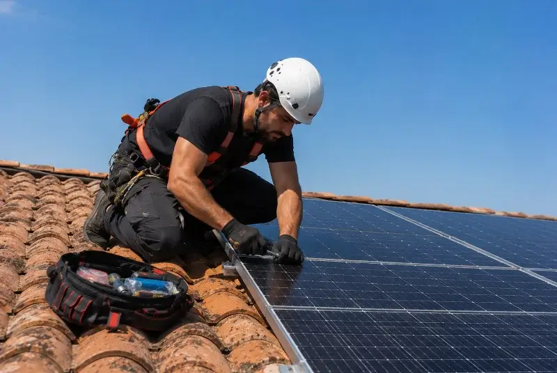 Maintenance et monitoring de panneaux solaires à Sadirac